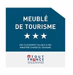 Logo meublé de tourisme 3 étoiles